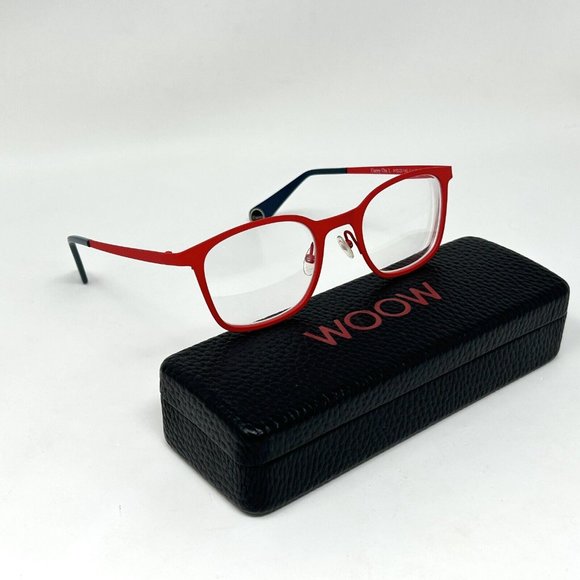 Woow Carry On 1 Eyeglasses Frame Col. 9528 AO Fluo Red Cherry 49 [] 22 140 - Picture 3 of 14